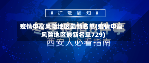 疫情中高风险地区最新名单(疫情中高风险地区最新名单729)