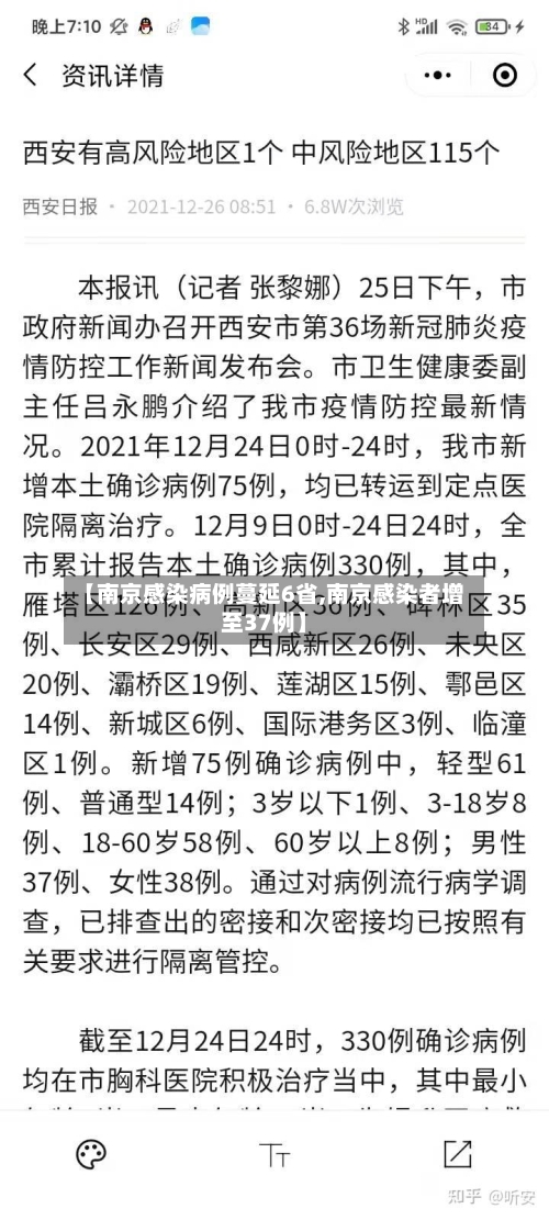 【南京感染病例蔓延6省,南京感染者增至37例】-第3张图片