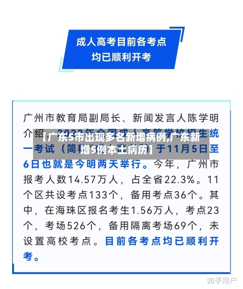 【广东5市出现多名新增病例,广东新增5例本土病历】